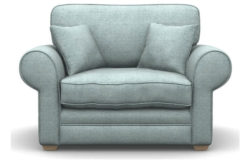 Heart of House Chedworth Fabric Cuddle Chair - Blue
